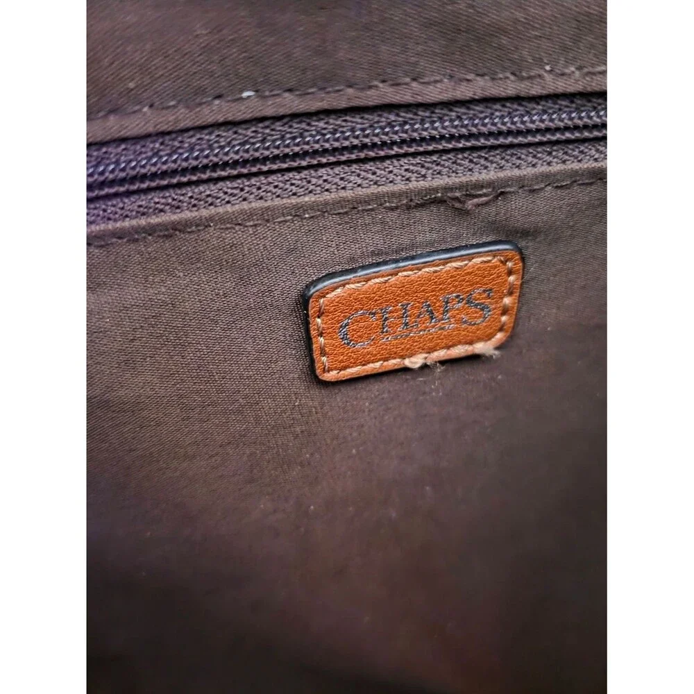 Chaps brown faux